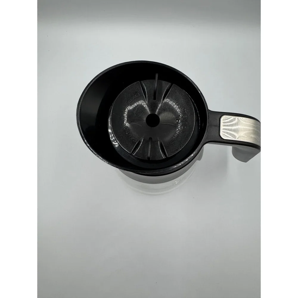 Ninja Coffee Maker Carafe CP301 10-Cup Glass Pot Black Silver Glass Replacement